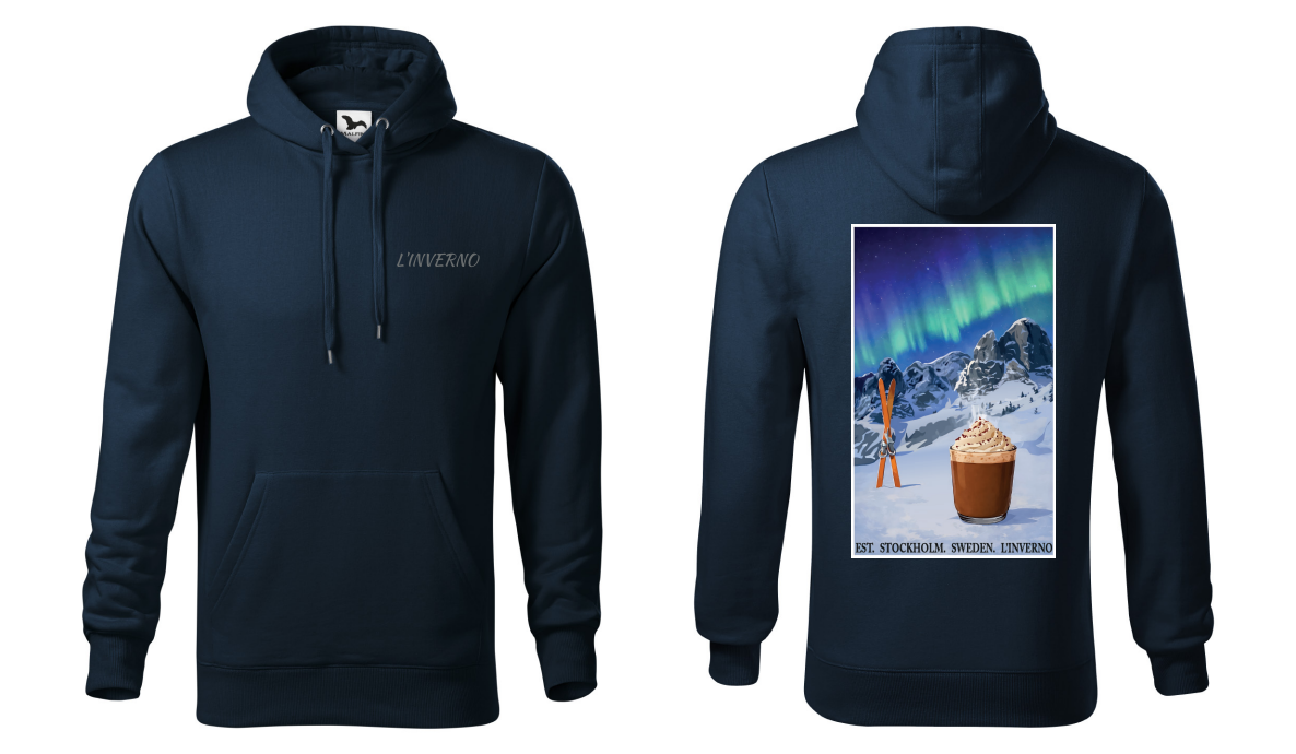 L'INVERNO, AFTERSKI, Marin Choklad, Hoodie