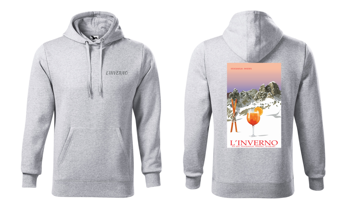 L'INVERNO, AFTERSKI, Grå Appelsinjuice, Hoodie